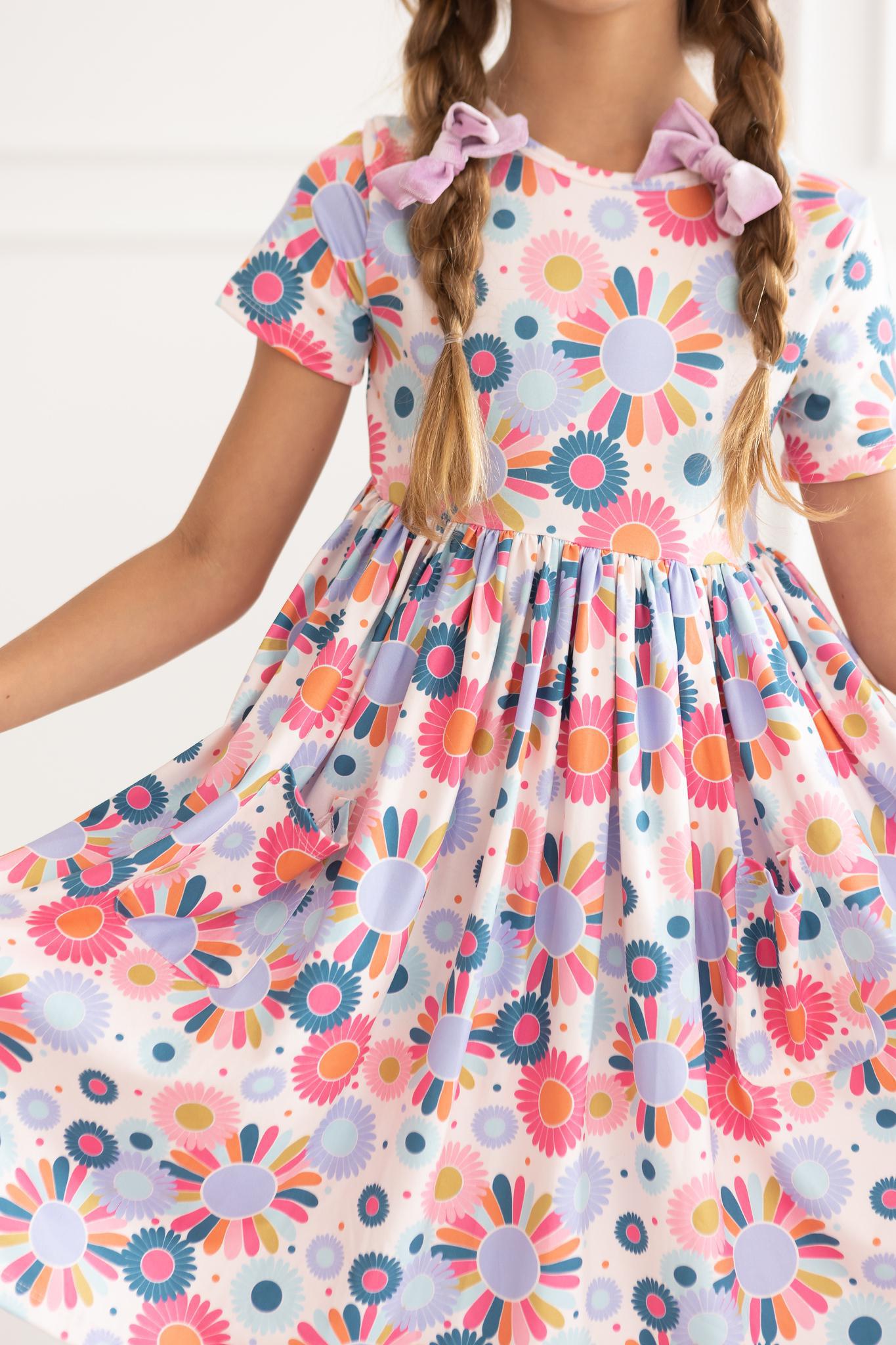 Keep Growing S/S Pocket Twirl Dress Mila & Rose ®