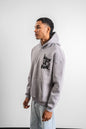 Keep It Real Embroidered Oversized Sweatshirt - Soft Brushed 3-Ply Fabric Withinblack