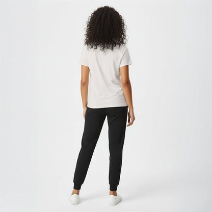 Kenzi White Short Sleeve Crew Auragen