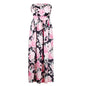 Trendy Printed Strapless Maxi Dress for Women