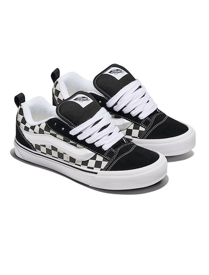 Vans Mens Knu School - Checkerboard Black Denim Exchange