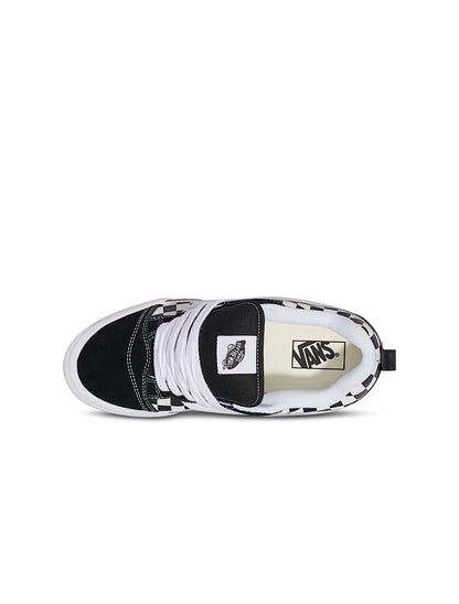 Vans Big Kids Knu School - Checkerboard Black Denim Exchange