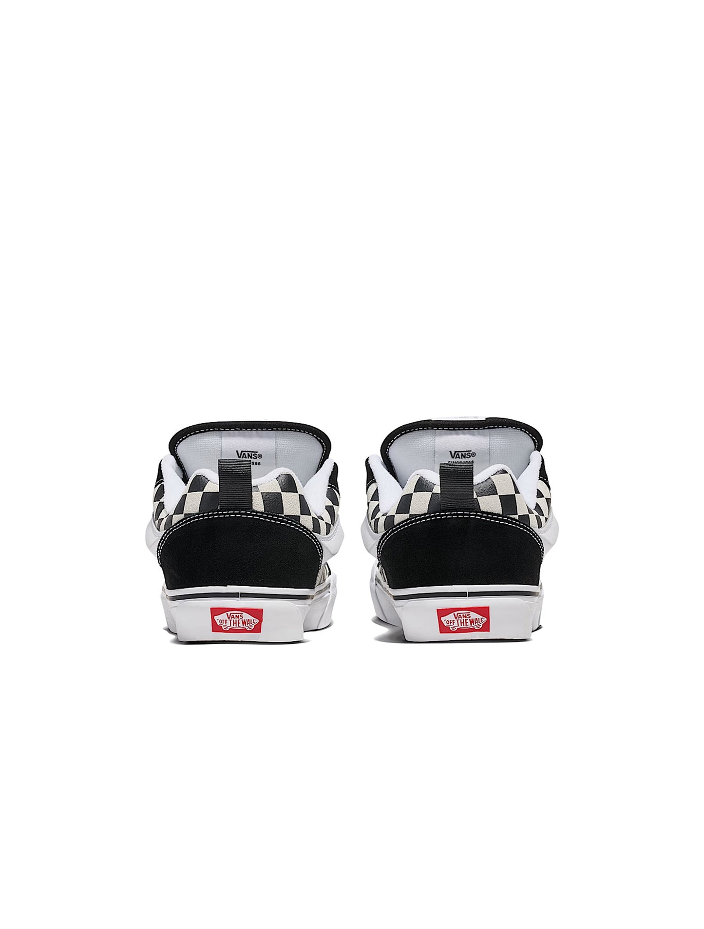 Vans Big Kids Knu School - Checkerboard Black Denim Exchange