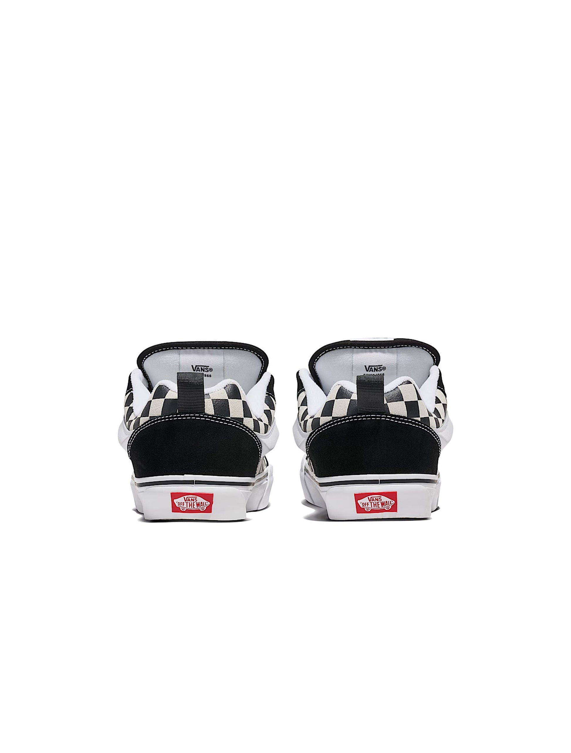 Vans Big Kids Knu School - Checkerboard Black Denim Exchange