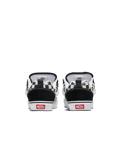 Vans Big Kids Knu School - Checkerboard Black Denim Exchange