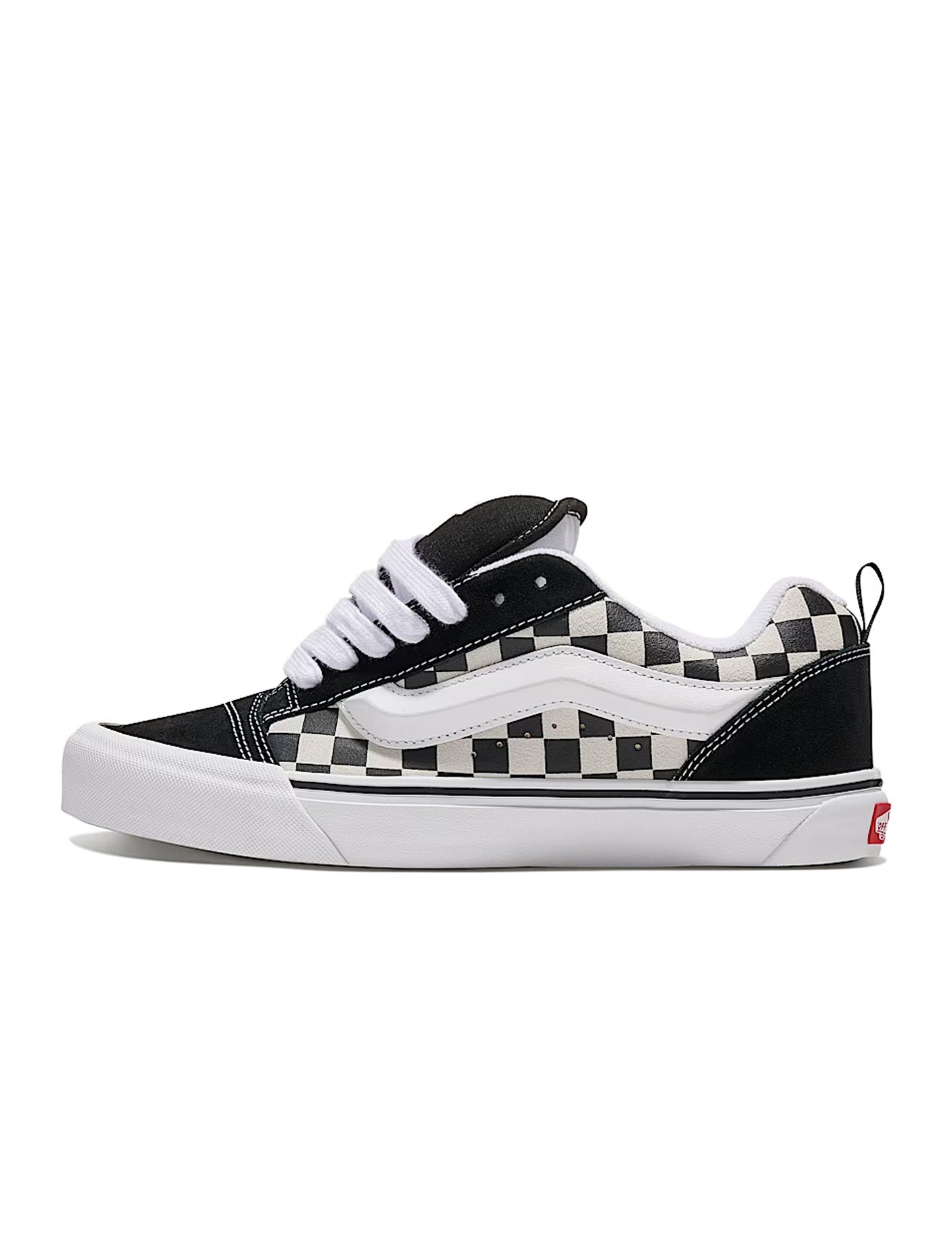 Vans Mens Knu School - Checkerboard Black Denim Exchange