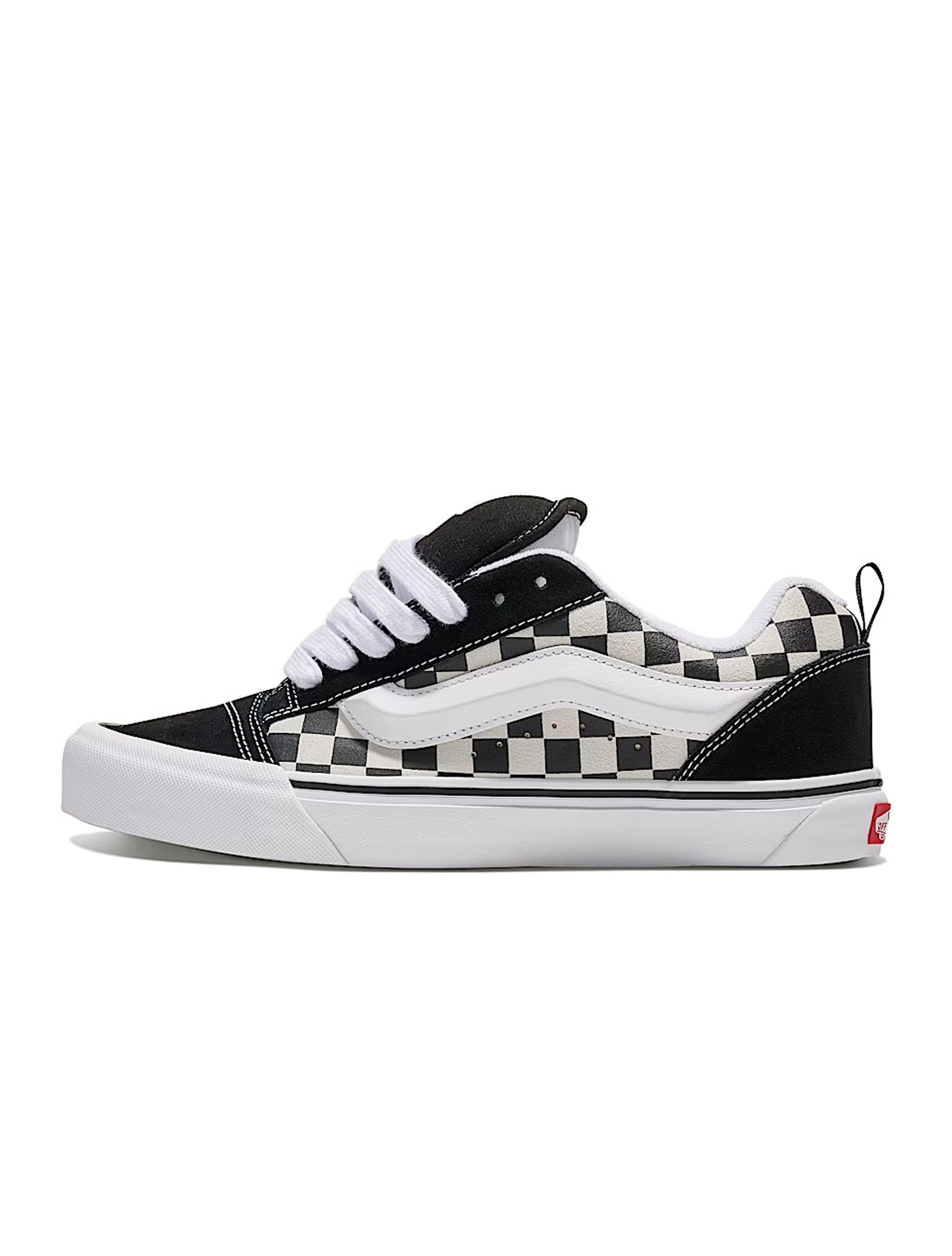 Vans Mens Knu School - Checkerboard Black Denim Exchange