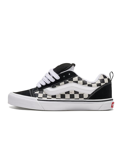 Vans Mens Knu School - Checkerboard Black Denim Exchange