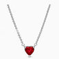 925 Silver Color Diamond Necklace