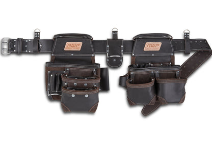 AWP L-903-1 TrapJaw Oil Tanned Leather Tool Rig VM Hardware
