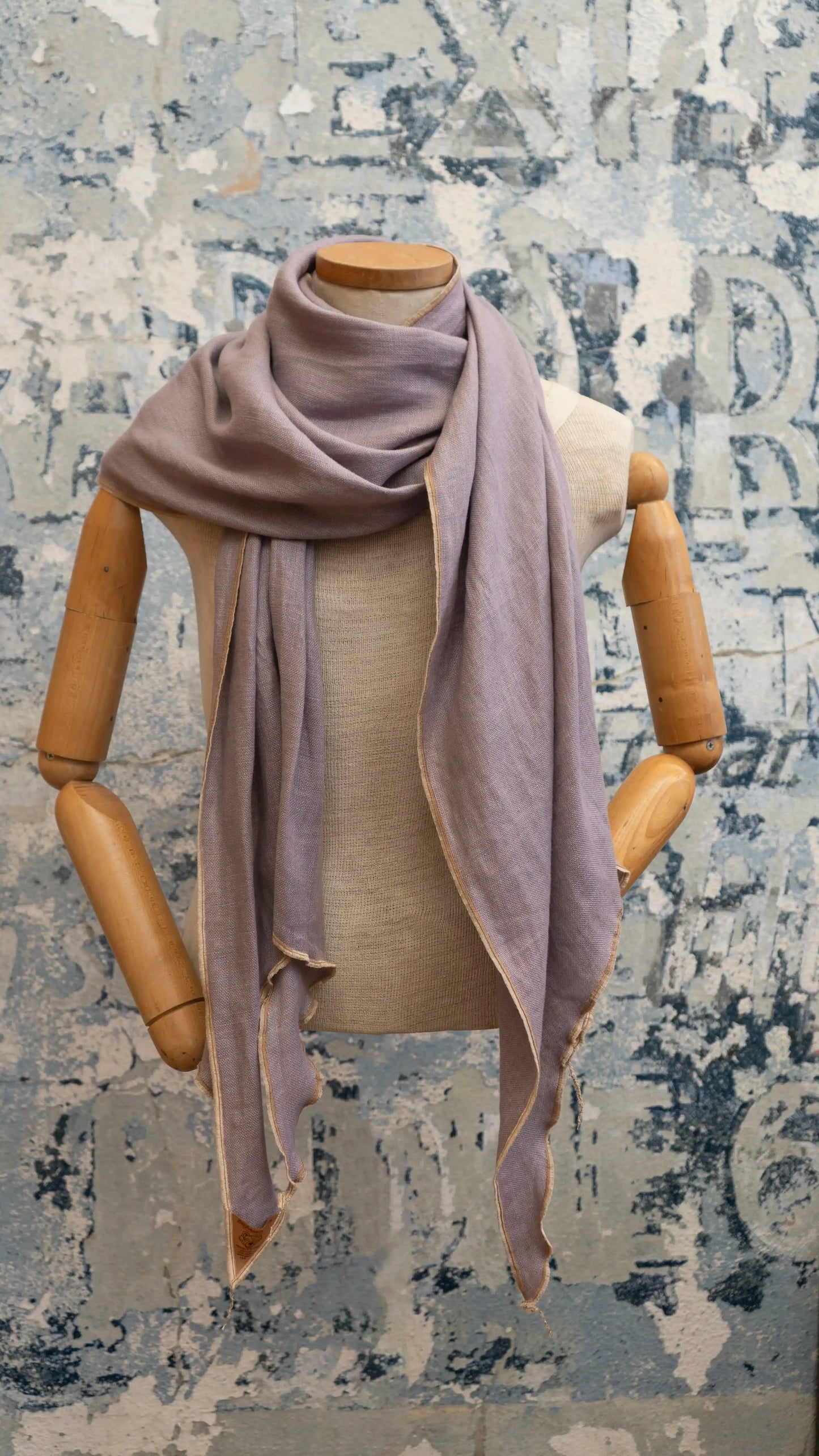 Lavender Daydreams Linen Scarf Late Sunday Afternoon