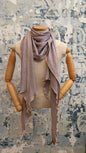 Lavender Daydreams Linen Scarf Late Sunday Afternoon