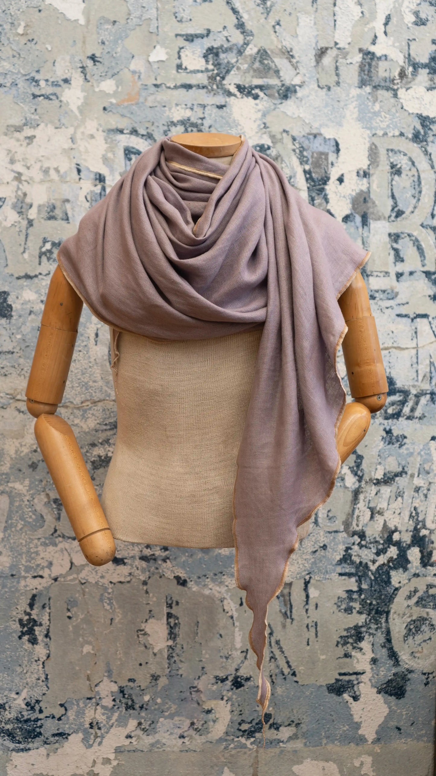 Lavender Daydreams Linen Scarf Late Sunday Afternoon