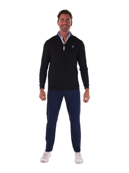 Long Beach Quarter Zip Ultra Soft Lightweight White Water Life