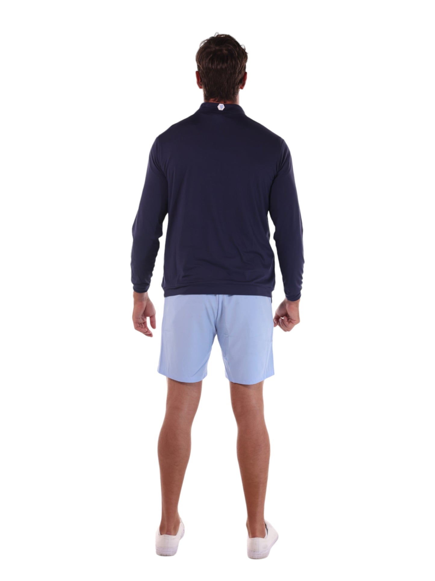 Long Beach Quarter Zip Ultra Soft Lightweight White Water Life