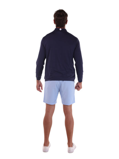 Long Beach Quarter Zip Ultra Soft Lightweight White Water Life