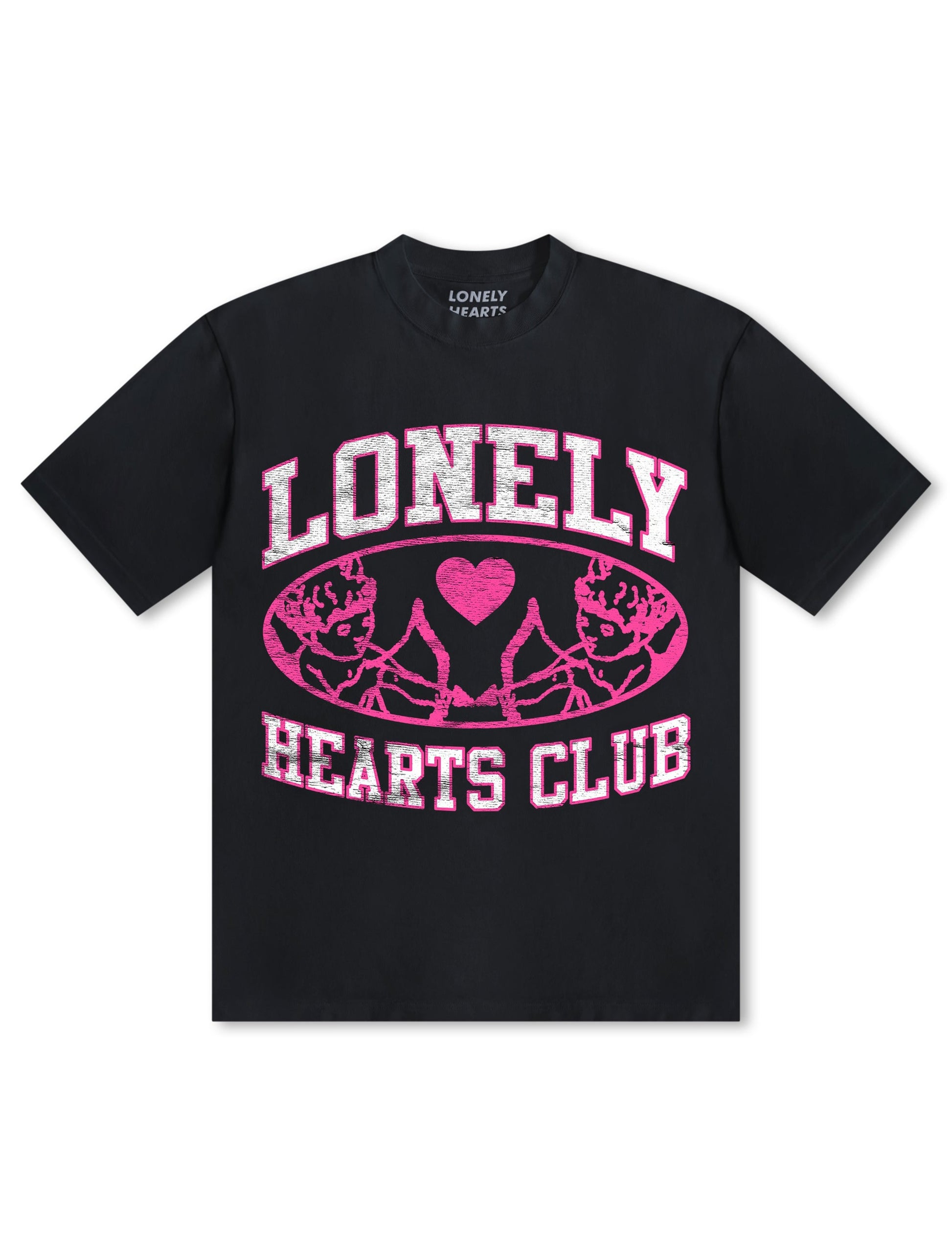 Lonely Hearts Club Cupid De Locke Premium T-Shirt - Black Edge Denim Exchange