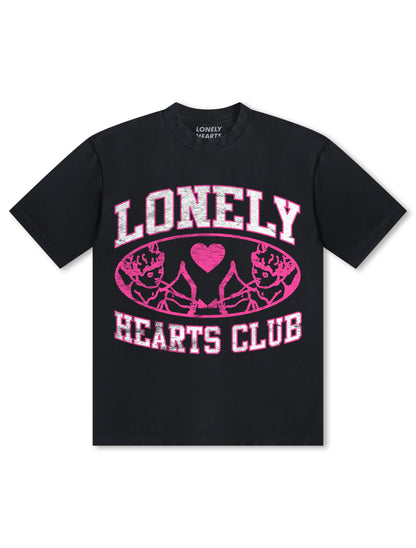 Lonely Hearts Club Cupid De Locke Premium T-Shirt - Black Edge Denim Exchange