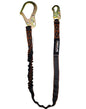 Frontline LIS61R Combat 6' Single Leg Rebar Hook End Lanyard with Internal Shock Absorber VM Hardware
