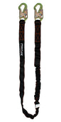 Frontline LIS61S Combat 6' Single Leg Snaphook Lanyard with Internal Shock Absorber VM Hardware