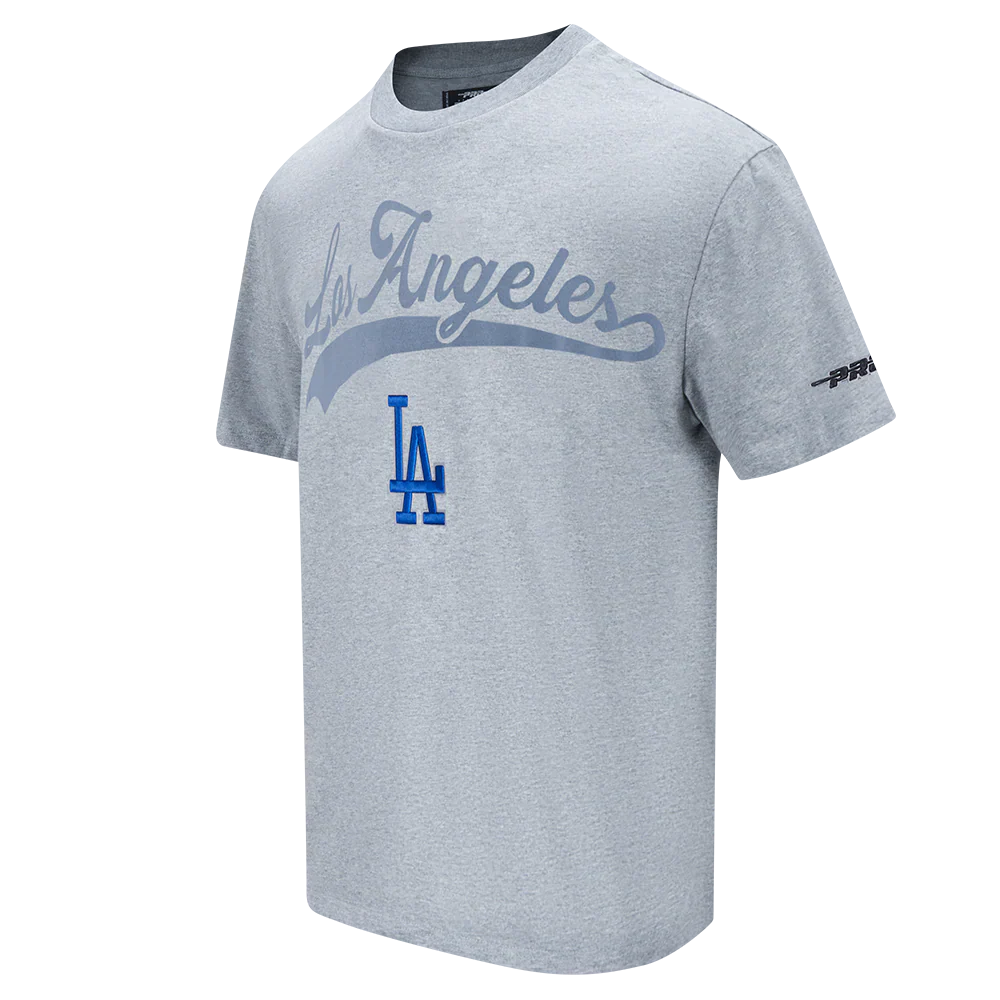 Pro Standard LA Dodgers Living Large Tee - Gray Denim Exchange