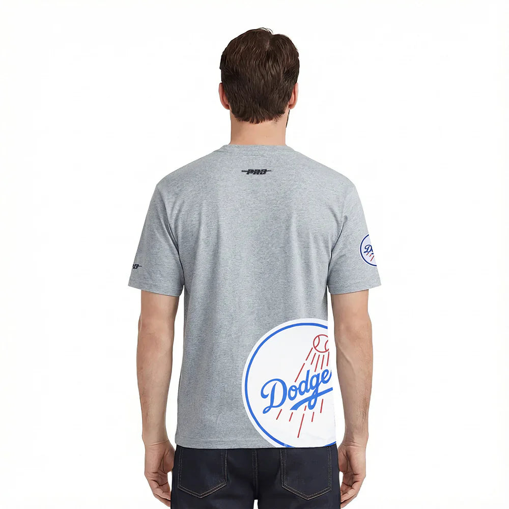 Pro Standard LA Dodgers Living Large Tee - Gray Denim Exchange