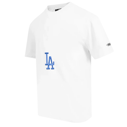 Pro Standard LA Dodgers Living Large Tee - White Denim Exchange