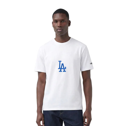 Pro Standard LA Dodgers Living Large Tee - White Denim Exchange