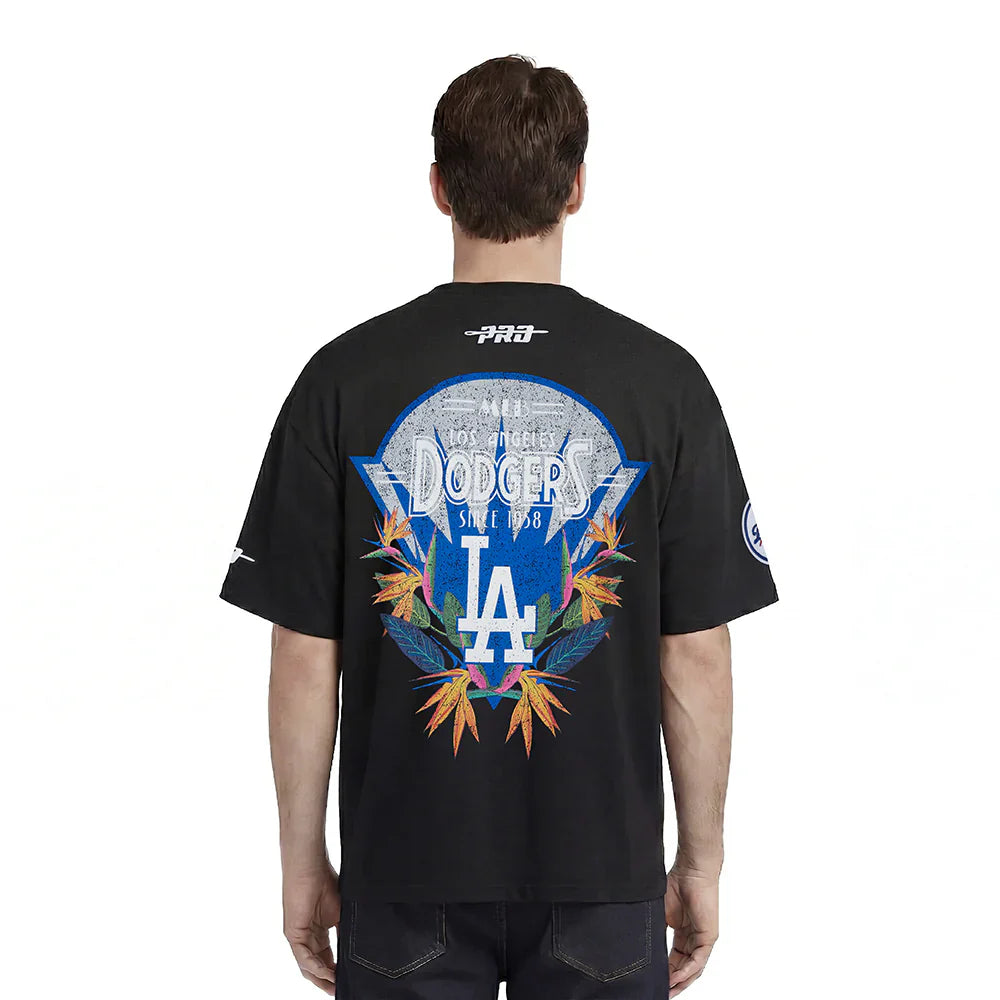 Pro Standard Los Angeles Dodgers Paradise Tee - Black Denim Exchange