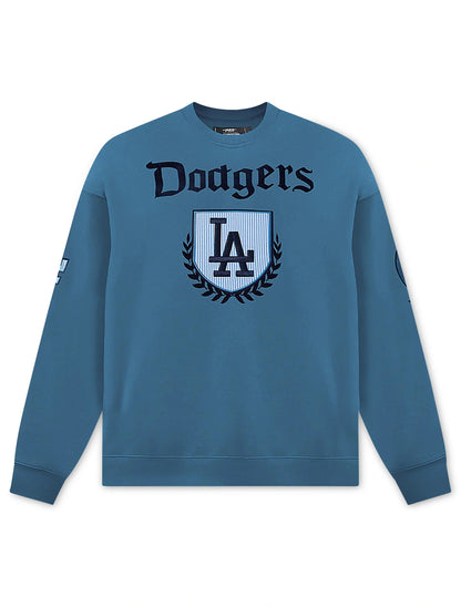 Pro Standard LA Dodgers Country Club Crewneck - Steel Blue Denim Exchange