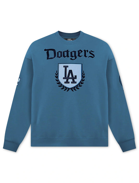 Pro Standard LA Dodgers Country Club Crewneck - Steel Blue Denim Exchange