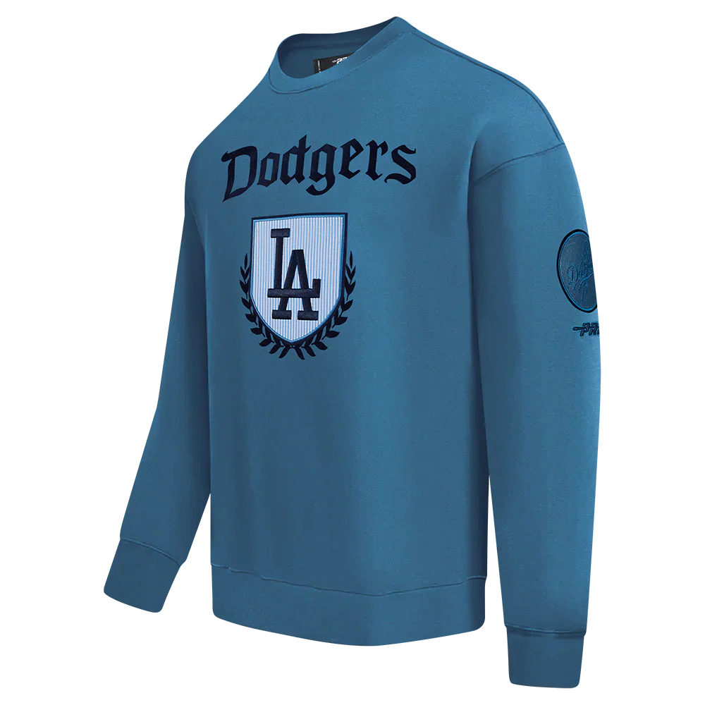 Pro Standard LA Dodgers Country Club Crewneck - Steel Blue Denim Exchange
