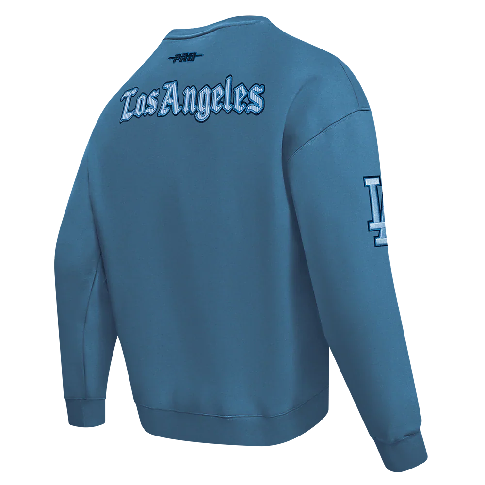 Pro Standard LA Dodgers Country Club Crewneck - Steel Blue Denim Exchange