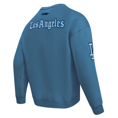Pro Standard LA Dodgers Country Club Crewneck - Steel Blue Denim Exchange
