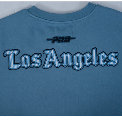 Pro Standard LA Dodgers Country Club Crewneck - Steel Blue Denim Exchange
