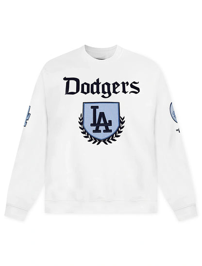 Pro Standard LA Dodgers Country Club Crewneck - White Denim Exchange