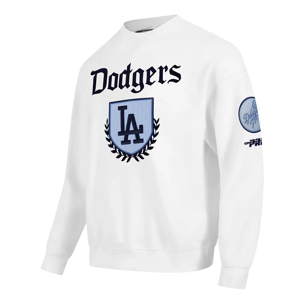 Pro Standard LA Dodgers Country Club Crewneck - White Denim Exchange