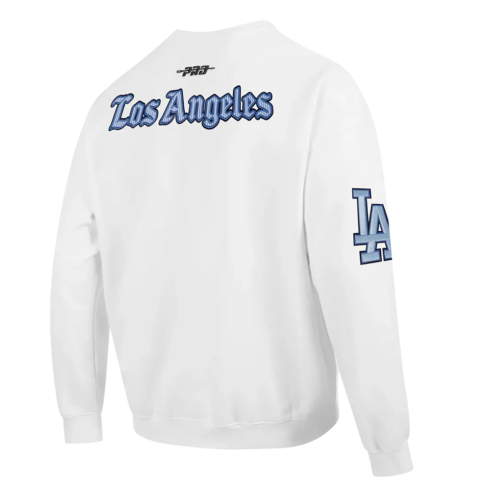 Pro Standard LA Dodgers Country Club Crewneck - White Denim Exchange