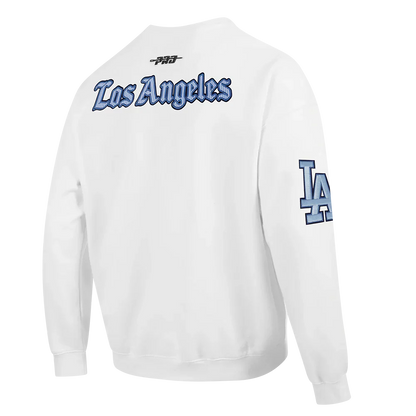 Pro Standard LA Dodgers Country Club Crewneck - White Denim Exchange
