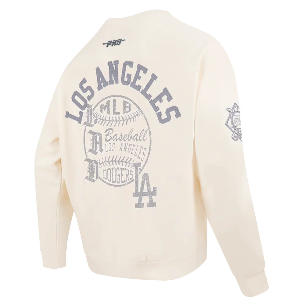 Pro Standard La Dodgers Street Team Long Sleeve - Eggshell Denim Exchange