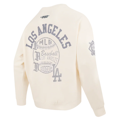 Pro Standard La Dodgers Street Team Long Sleeve - Eggshell Denim Exchange
