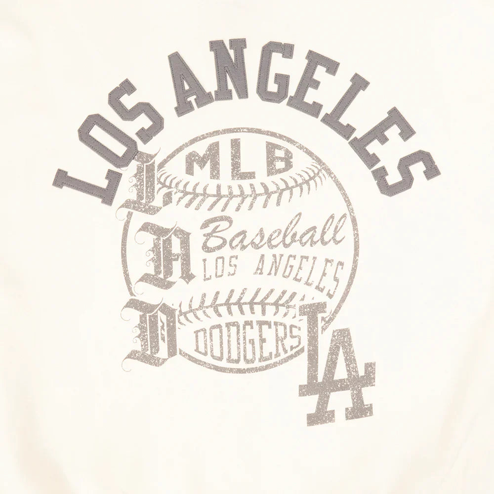 Pro Standard La Dodgers Street Team Long Sleeve - Eggshell Denim Exchange