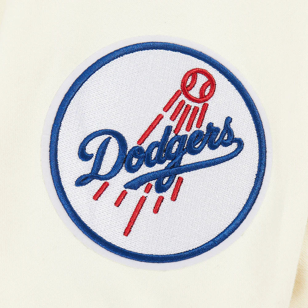 Pro Standard LA Dodgers Wingspan Drop Shoulder Crewneck - Eggshell Denim Exchange