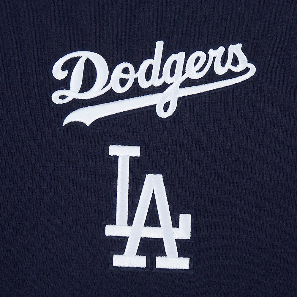 Pro Standard LA Dodgers Wingspan Drop Shoulder Crewneck - Midnight Navy Denim Exchange