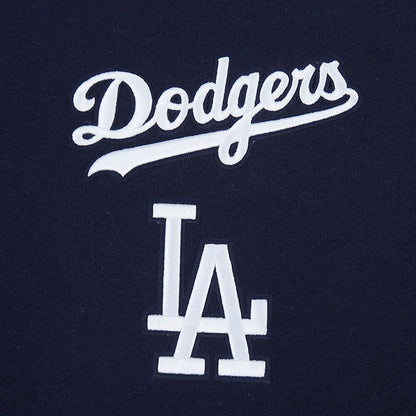Pro Standard LA Dodgers Wingspan Drop Shoulder Crewneck - Midnight Navy Denim Exchange