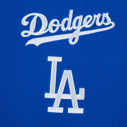 Pro Standard LA Dodgers Wingspan Drop Shoulder Crewneck - Royal Blue Denim Exchange