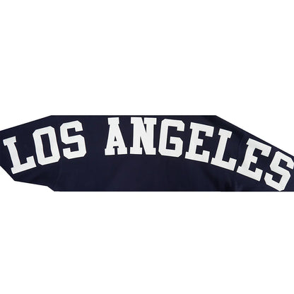 Pro Standard La Dodgers Wingspan Drop Shoulder Hoodie - Midnight Navy Denim Exchange