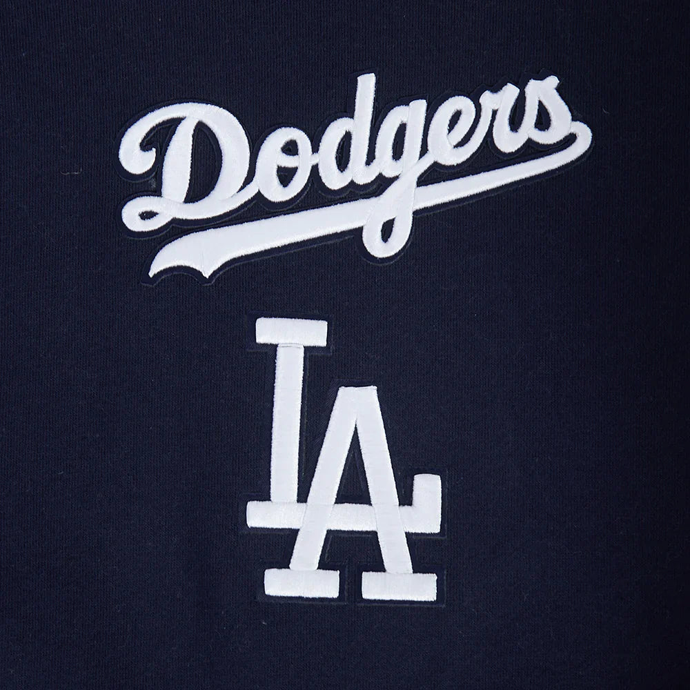Pro Standard La Dodgers Wingspan Drop Shoulder Hoodie - Midnight Navy Denim Exchange