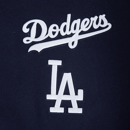 Pro Standard La Dodgers Wingspan Drop Shoulder Hoodie - Midnight Navy Denim Exchange