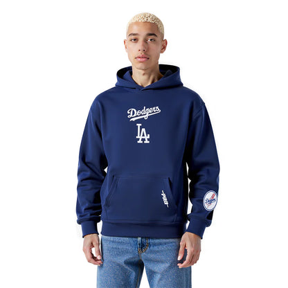 Pro Standard La Dodgers Wingspan Drop Shoulder Hoodie - Midnight Navy Denim Exchange